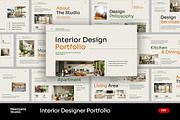 Beige Minimal Interior Design PPT, a Presentation Template by Neermana (Thumbnail 1 of 4)