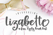 Lizabette Font, a Script Font by A Little Smidge (Thumbnail 1 of 7)
