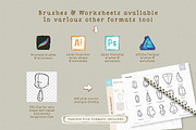 Procreate People Drawing Toolkit, a Brush Add-On by Lisa Glanz (Thumbnail 10 of 14)