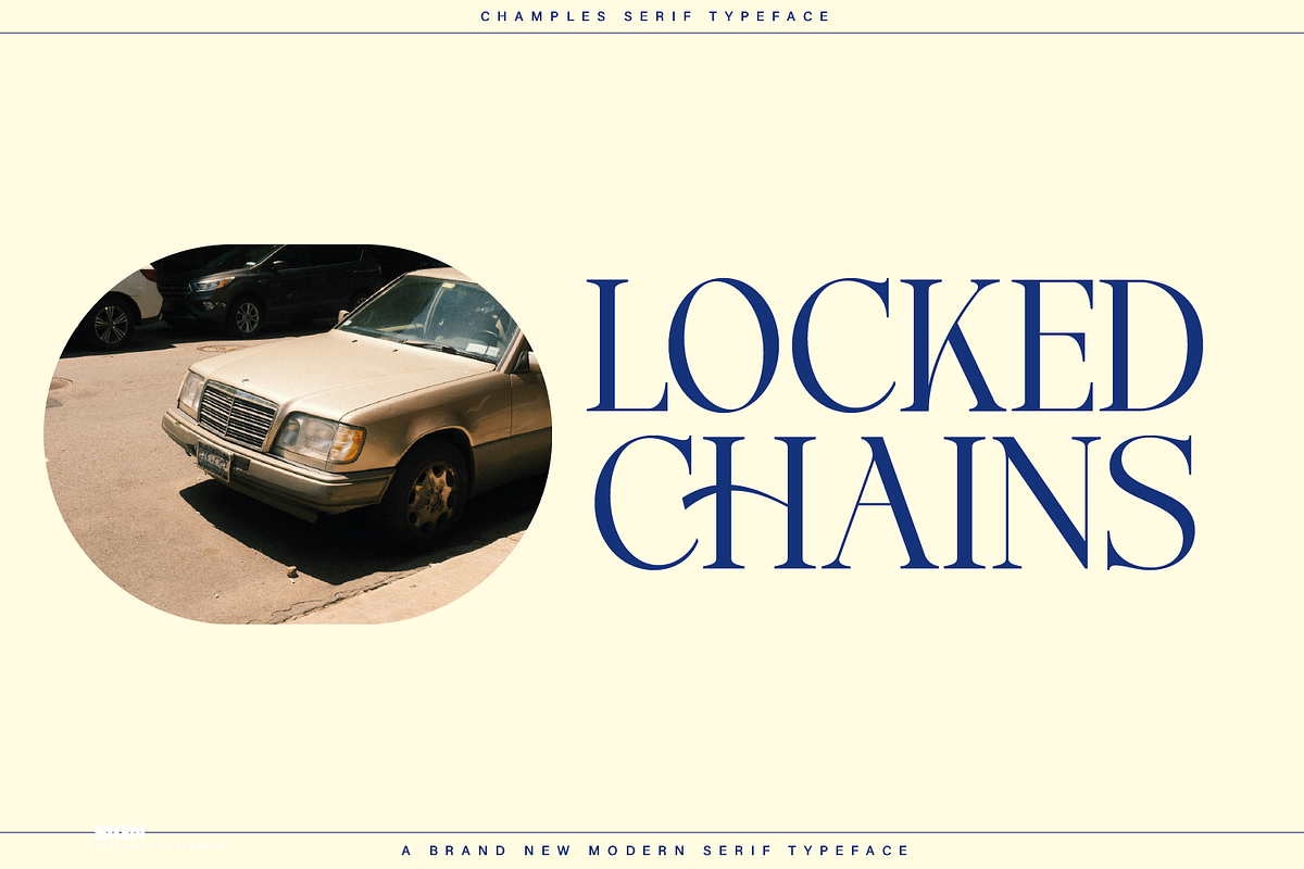 Champles A Modern Serif Typeface, a Serif Font by Comactype Foundry (Photo 9 of 20)