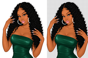 Illustration Confident Black Woman, a Person Photo by Hamza067