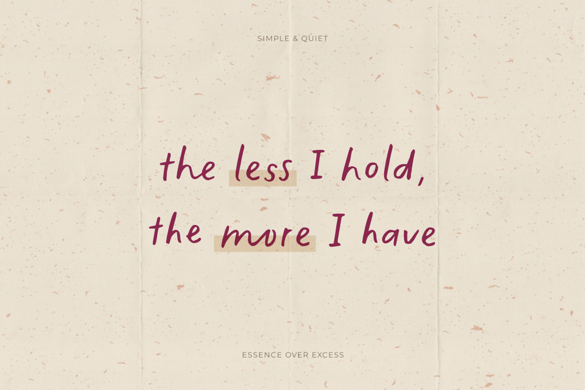 The Minimalist | Handwritten Font, a Handwritten Font by type peace (Photo 9 of 17)