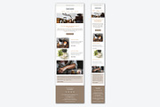 4 Mailchimp email templates, an Email Template by Kala and Hansuja Studio (Thumbnail 3 of 6)