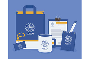 corporate identity brand, an Object Illustration by studiogstock