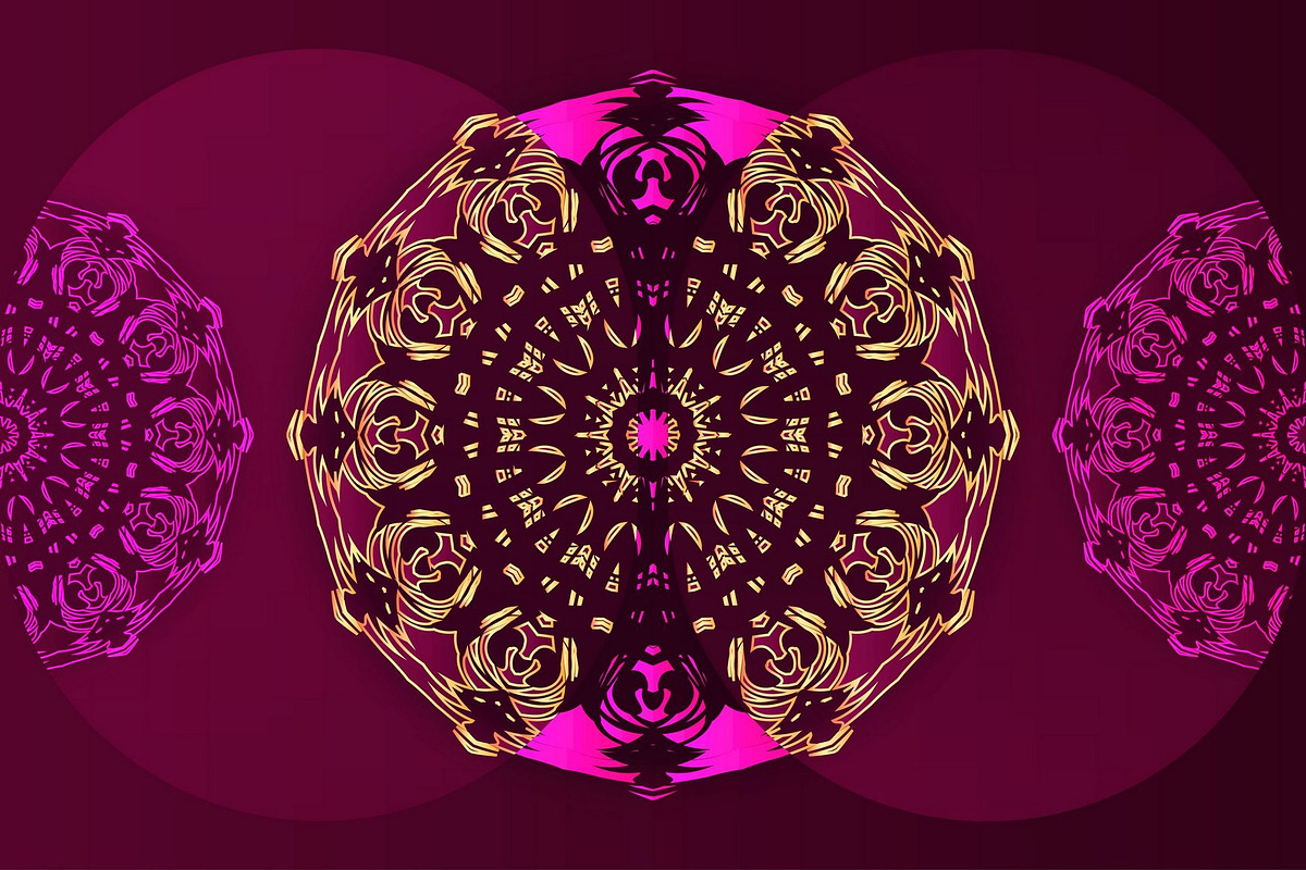 Mandala Vector Pattern Graphics Pack, a Background Graphic by NJ Himel (Photo 35 of 91)