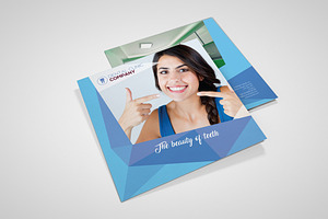 Indesign Square Dental Brochure