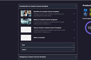 ProgressPath Pro Kajabi Course Theme, a Landing Page Template by Dev Lab