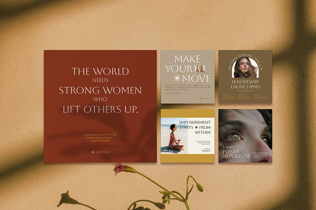 Women Inspiration Instagram Post, a Social Media Template by Louds Studio (Photo 2 of 5)