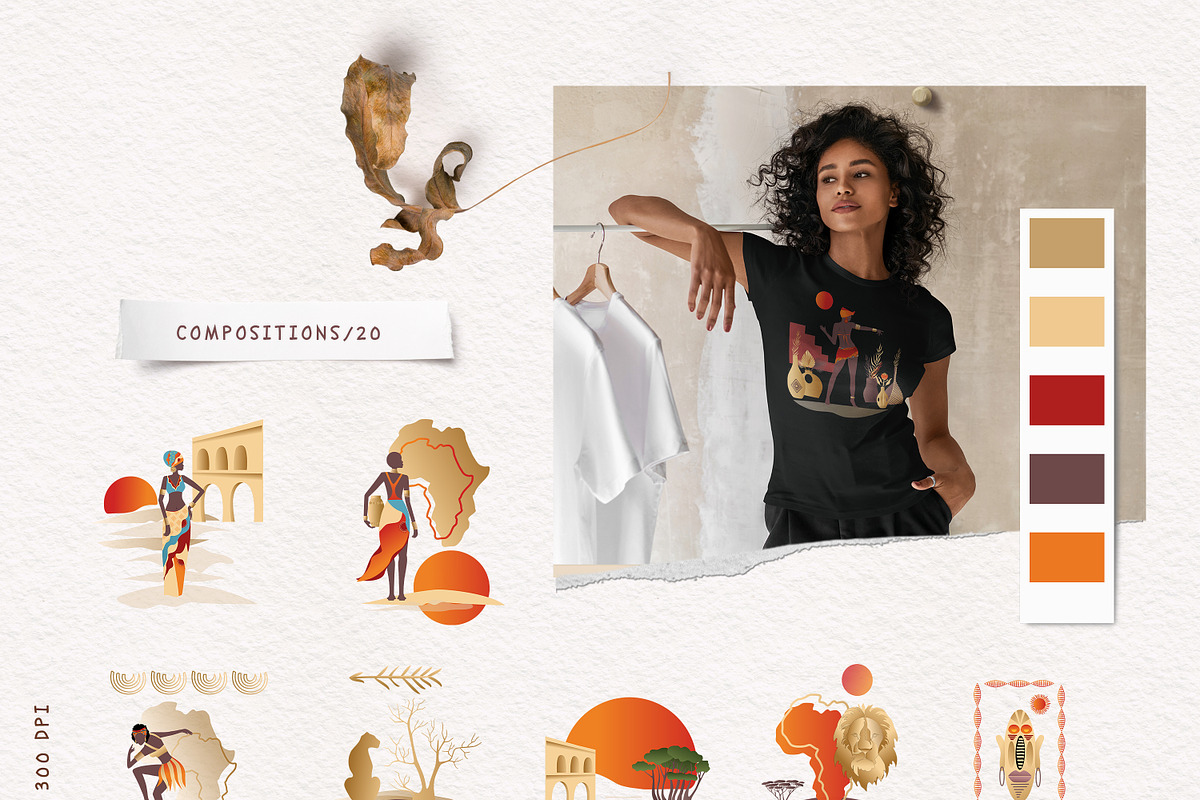 Africa Collection vector, an Animal Illustration by WildStrawberry Magic (Photo 6 of 16)