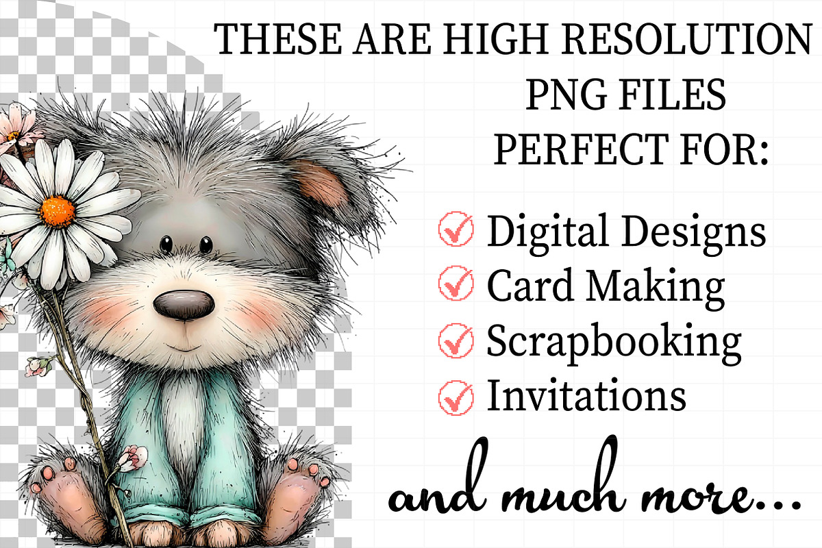 Whimsical Spring Dogs Clipart, an Illustration by Daily.Designs (Photo 2 of 7)
