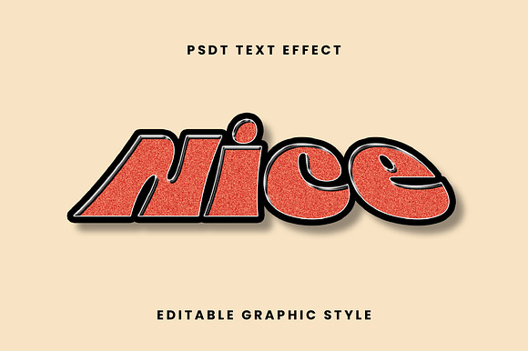 Retro Glitter Text Effect preview 3