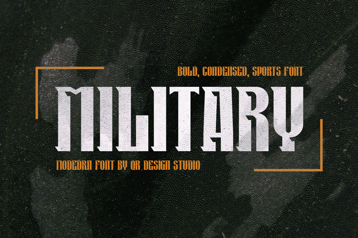 Gozone Roxikang - Tall & Military, a Sans Serif Font by QR Design Studio (Photo 4 of 9)