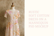 rustic cotton dress psd mockup, a Shirt Mockup by jenartstudio (Thumbnail 1 of 4)