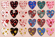 I Love You (seamless pattern), a Decorative Illustration by Andre_Eva (Thumbnail 6 of 10)