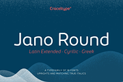 Jano Round, a Sans Serif Font by Craceltype (Thumbnail 1 of 9)