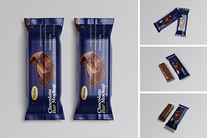 Chocolate Bar Mockup, a Packaging Mockup by Difa Design