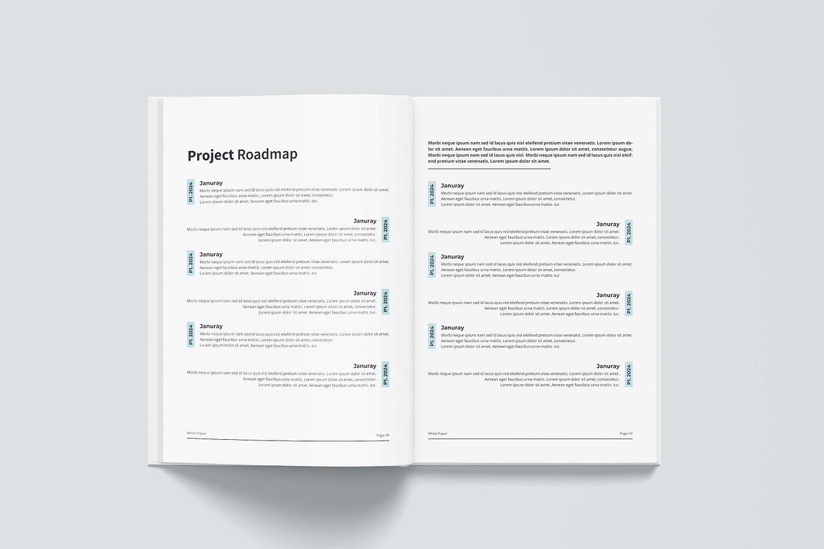 White Paper | MS Word & Canva, a Brochure Template by obayes (Photo 15 of 17)