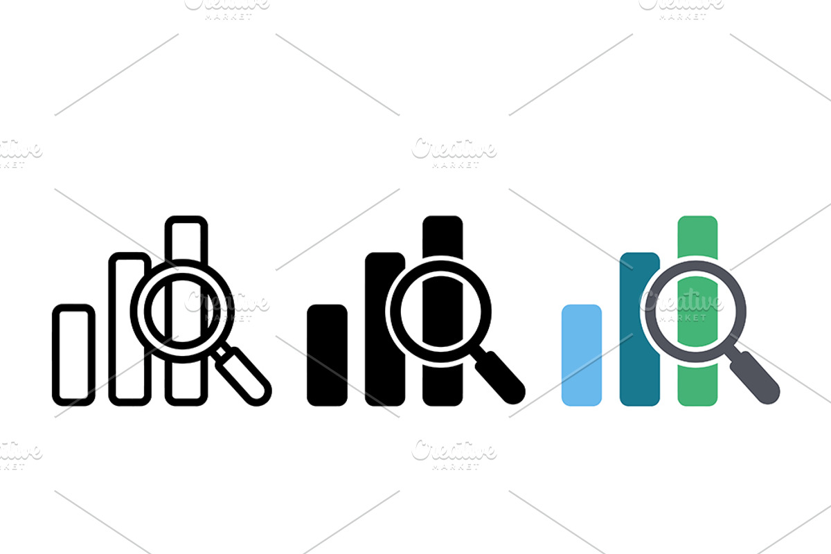 Data Analysis Chart Vector, a Solid Icon by Artonix (Photo 2 of 2)