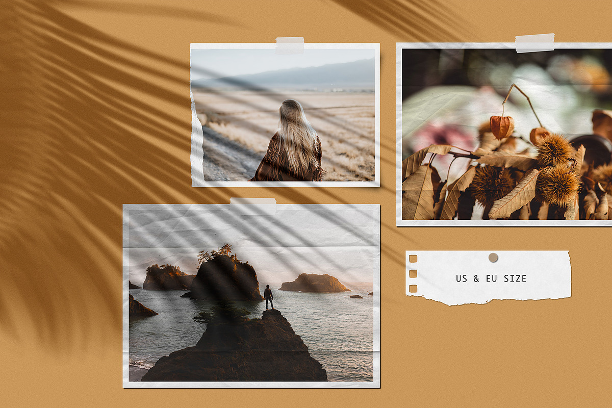Realistic Moodboard Mockup Kit, a Marketing Template by Artcoast Std. (Photo 2 of 9)