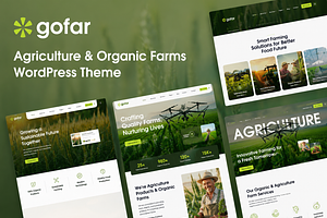 Gofar – Agriculture & Organic Farms, a WordPress Template by Opal Wordpress Theme