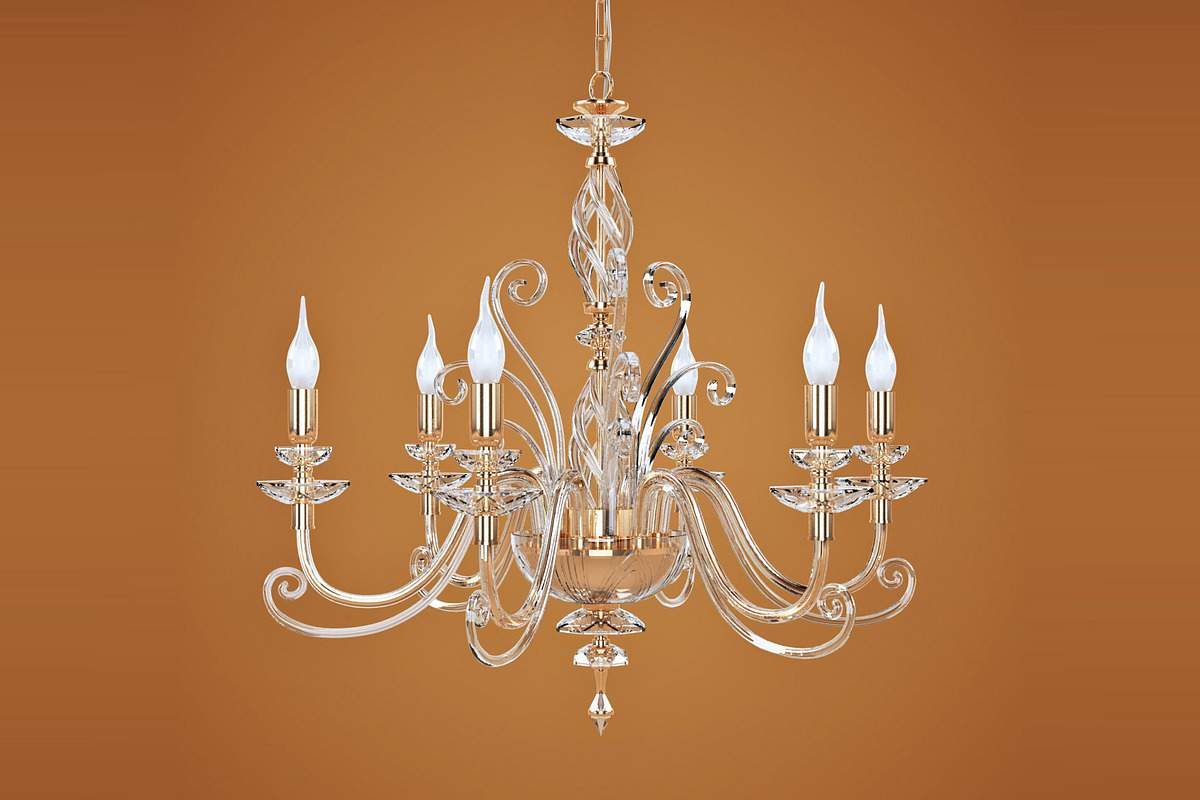 Euroluce Lampadari Alicante L6L, a Furniture 3D Model by Markelos (Photo 1 of 10)