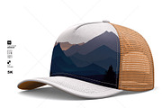 Fully Editable 5-Panel Hat PSD, a Hat Mockup by LESZ Design (Thumbnail 5 of 7)