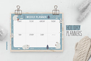 Winter Polar Bear Clipart & Patterns, a Seasonal Illustration by Ejevyaka (Thumbnail 9 of 10)