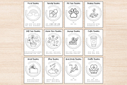 Monthly Habit Trackers BUJO Template, a Stationery Template by DigitalDoodlesToday (Thumbnail 5 of 7)