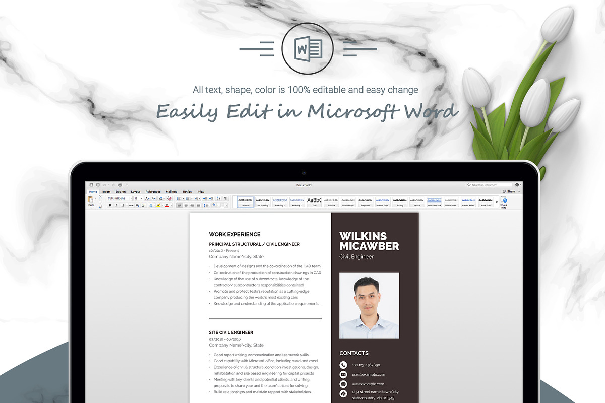 Photographer Resume Template, a Resume Template by ResumeInventor (Photo 5 of 6)