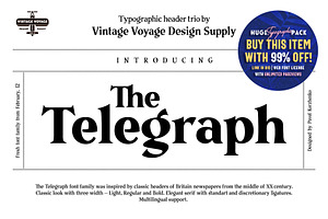 The Telegraph Font Family