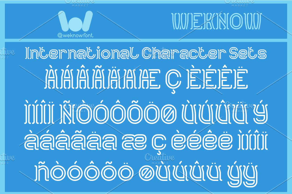 Aquarius font, a Font by weknow (Photo 8 of 8)