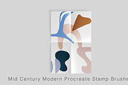 Procreate Mid Century Modern Brushes, a Brush Add-On by CC CREATIVE CO (Thumbnail 17 of 17)