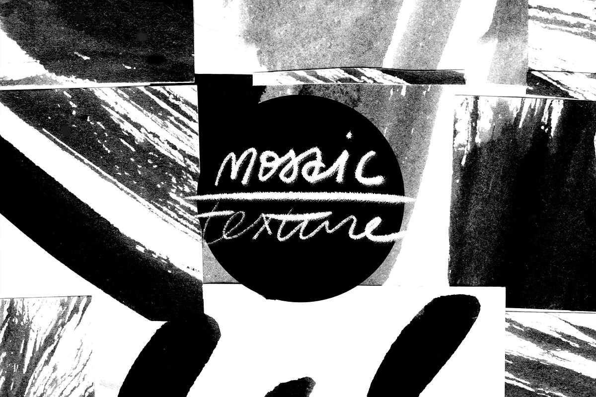 Hand Drawn Black&White Backgrounds, a Texture Illustration by Anny (Photo 5 of 12)