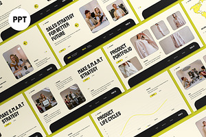 Black Modern Sales Strategy Plan PPT, a Presentation Template by graphicook