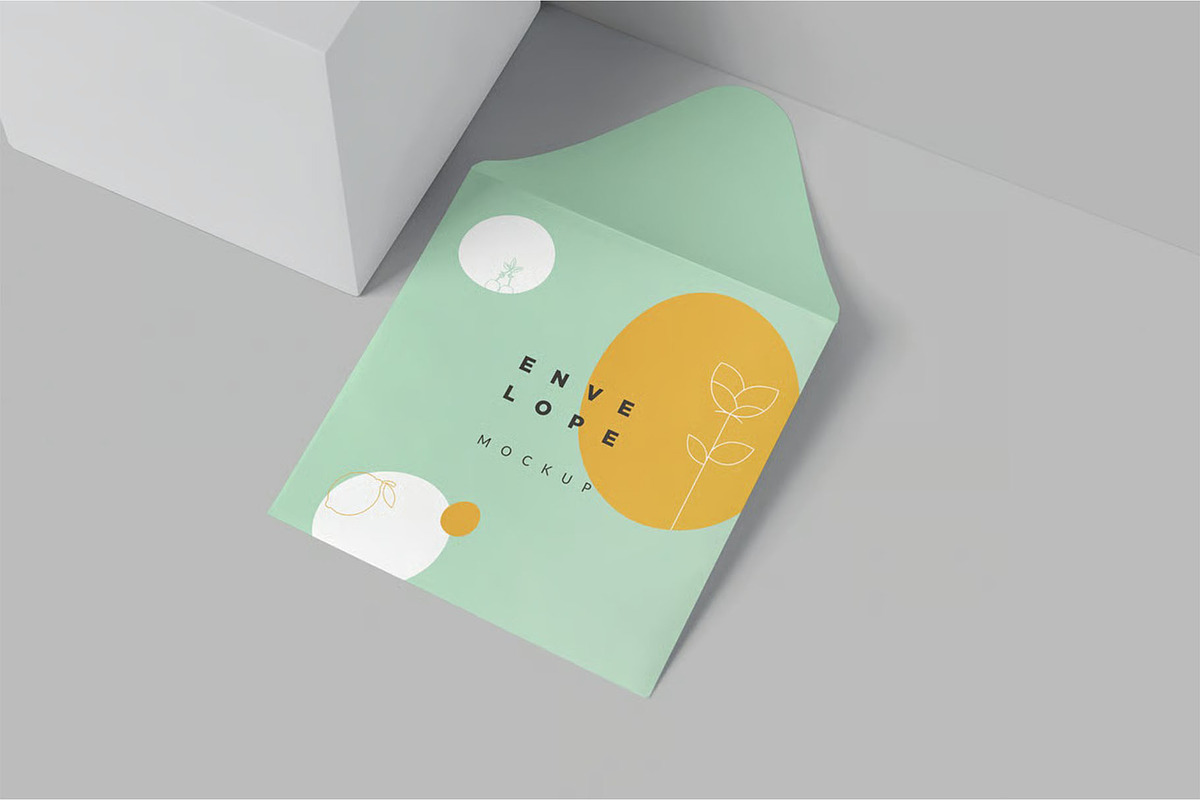 Envelope & Card Mockups, an Advertising Mockup by megostudi0 (Photo 3 of 6)