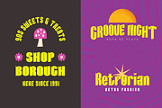 Kuximen | Groovy Retro Font, a Font by twinstd (Thumbnail 2 of 12)