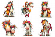 Whimsical Mother's Day Horse Clipart, an Illustration by Daily.Designs (Thumbnail 3 of 7)
