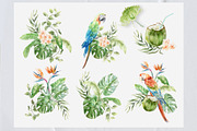 Tropical Vacation. Watercolor, a Seasonal Illustration by Farida Bik (Thumbnail 4 of 16)