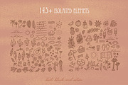 Summer Handdraw LineArt & Lettering, a Food Illustration by Lana Sham (Thumbnail 2 of 11)