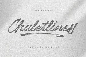 Chaletliness | Modern Script Brush