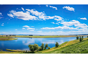 fishing moses lake washington ai, an Industrial Photo by pikepicture