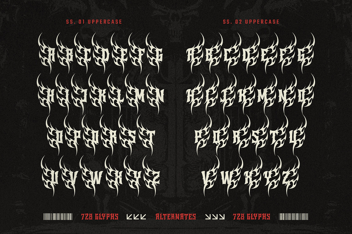 Red Band Typeface, a Blackletter Font by alit design (Photo 10 of 17)