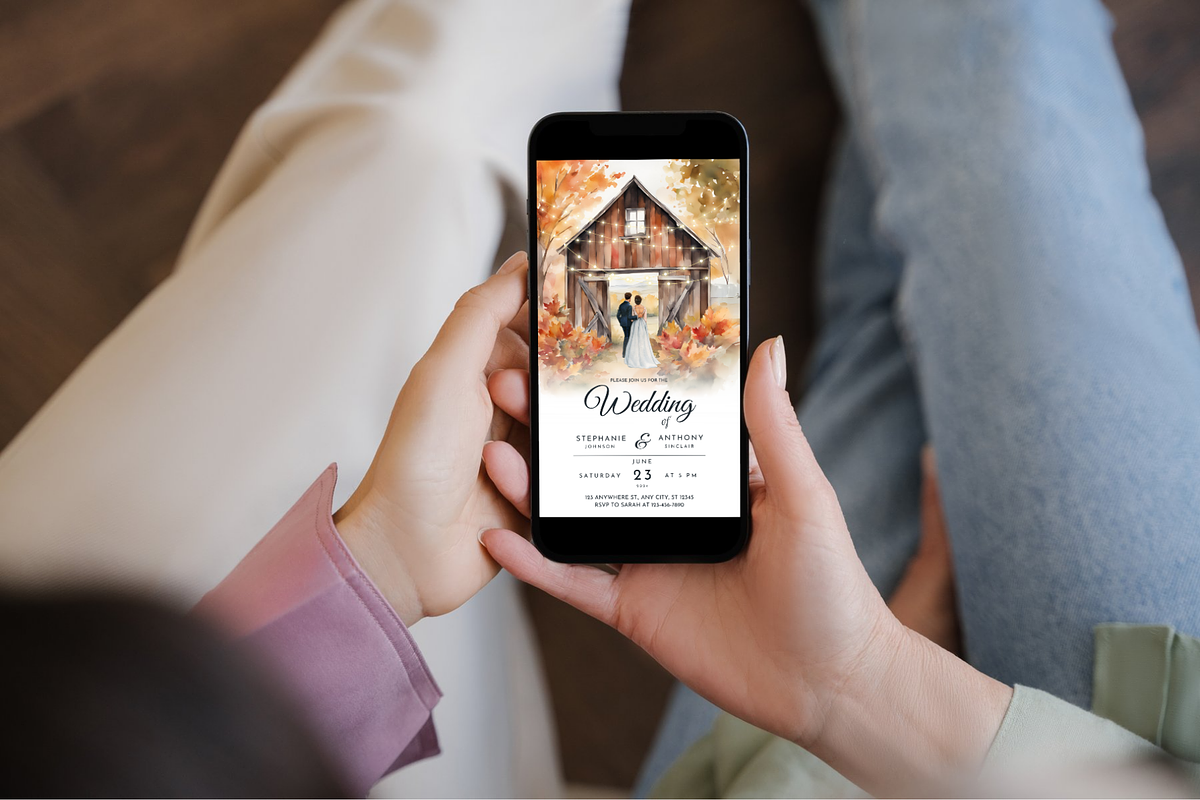 Rustic Wedding Invitation preview 3