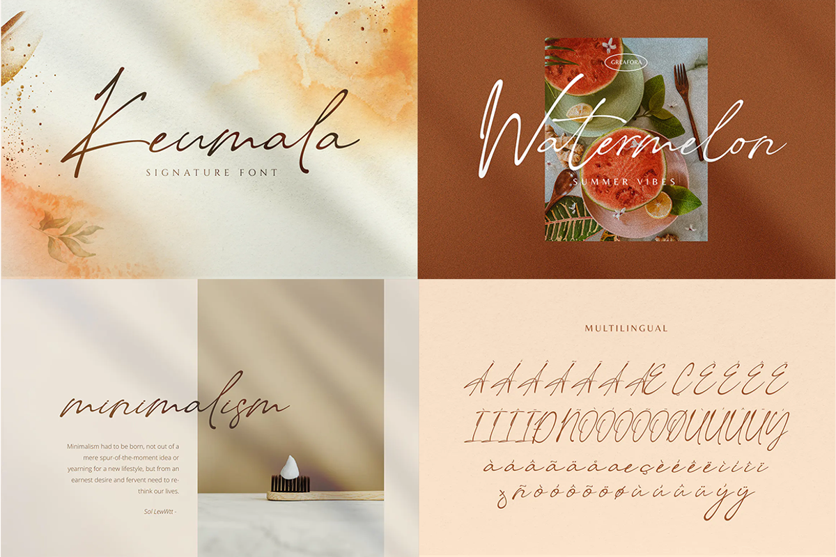 Beautiful Script Font Bundle