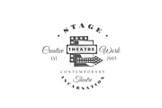27 Theatre logos templates, a Branding & Logo Template by Art Design (Thumbnail 35 of 38)
