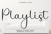 Playlist, a Handwritten Font by FreshTypeINK (Thumbnail 1 of 7)