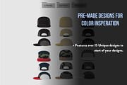 Hat Template - 5 Panel Hat, a Hat Mockup by Template Haven (Thumbnail 6 of 10)