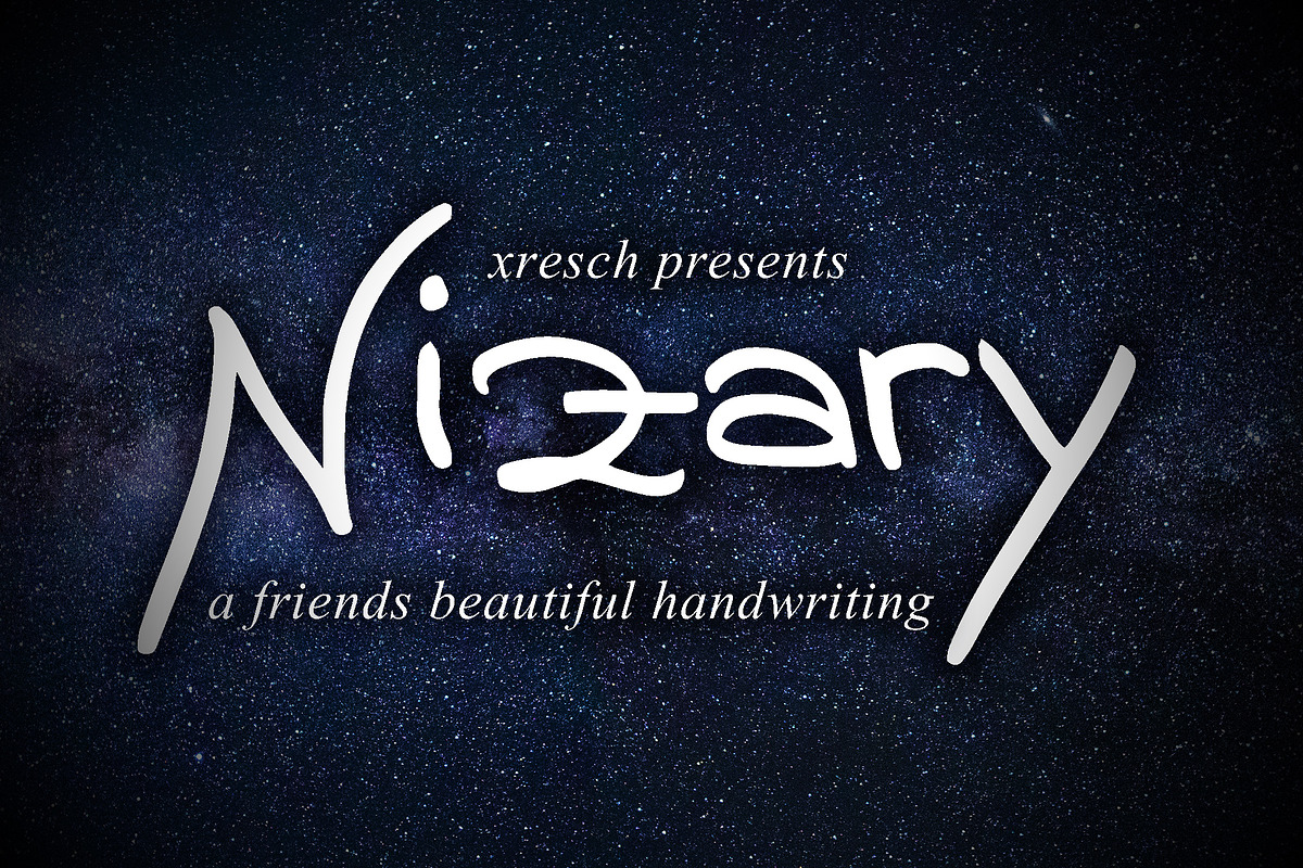 Nizary Natural Font