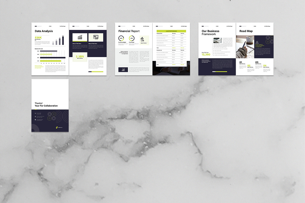 White Paper Template, a Brochure Template by NorthPeak (Photo 13 of 13)