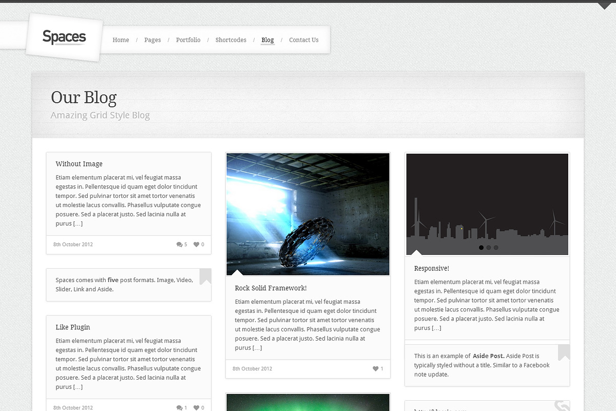 Spaces – Premium Responsive WP Theme, a WordPress Template by Klassio (Photo 4 of 4)
